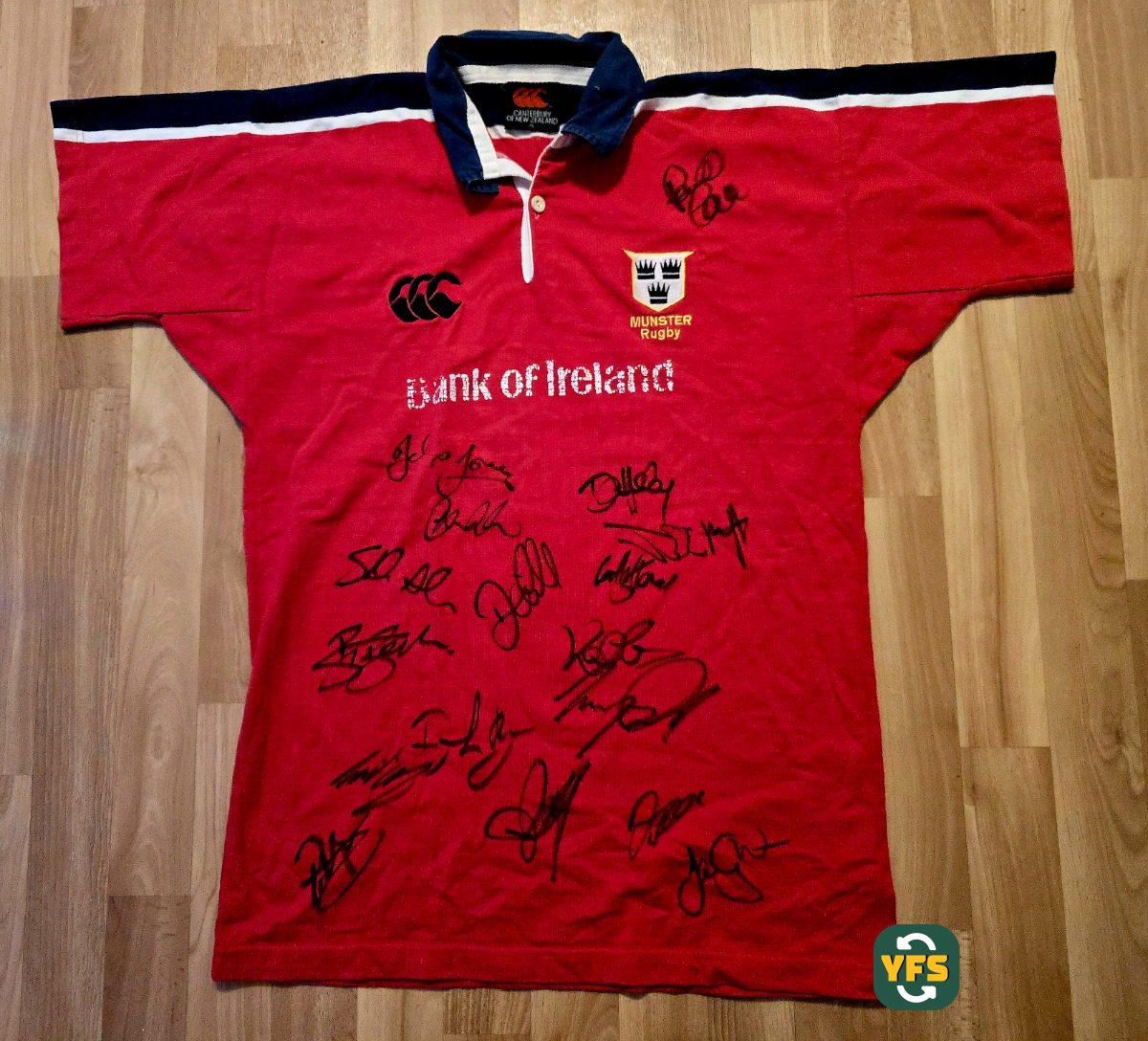 Munster 1999-2000 Home Store Version Canterbury - YourFootballShirt - Photo 1