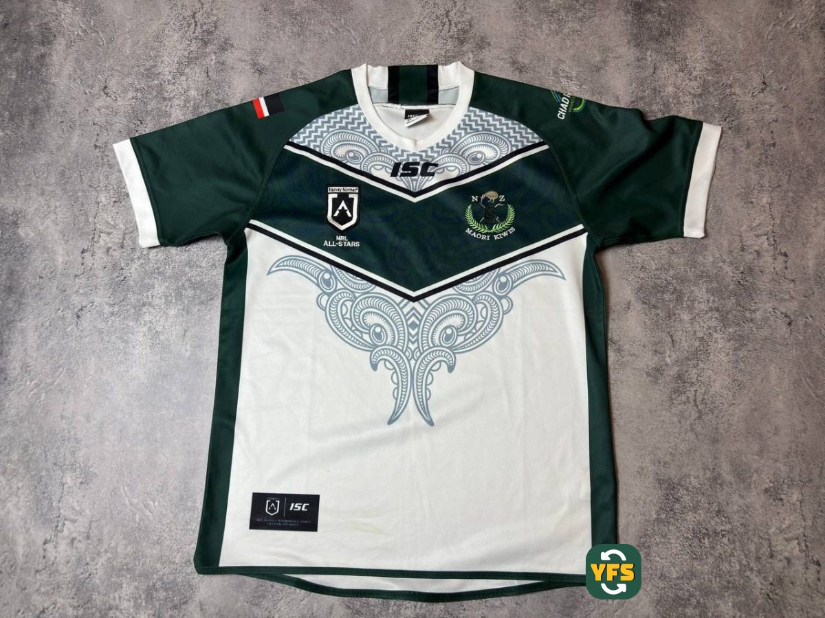 New Zealand Māori Kiwis All Stars 2019-2020 Home Store Version ISC - YourFootballShirt - Photo 1