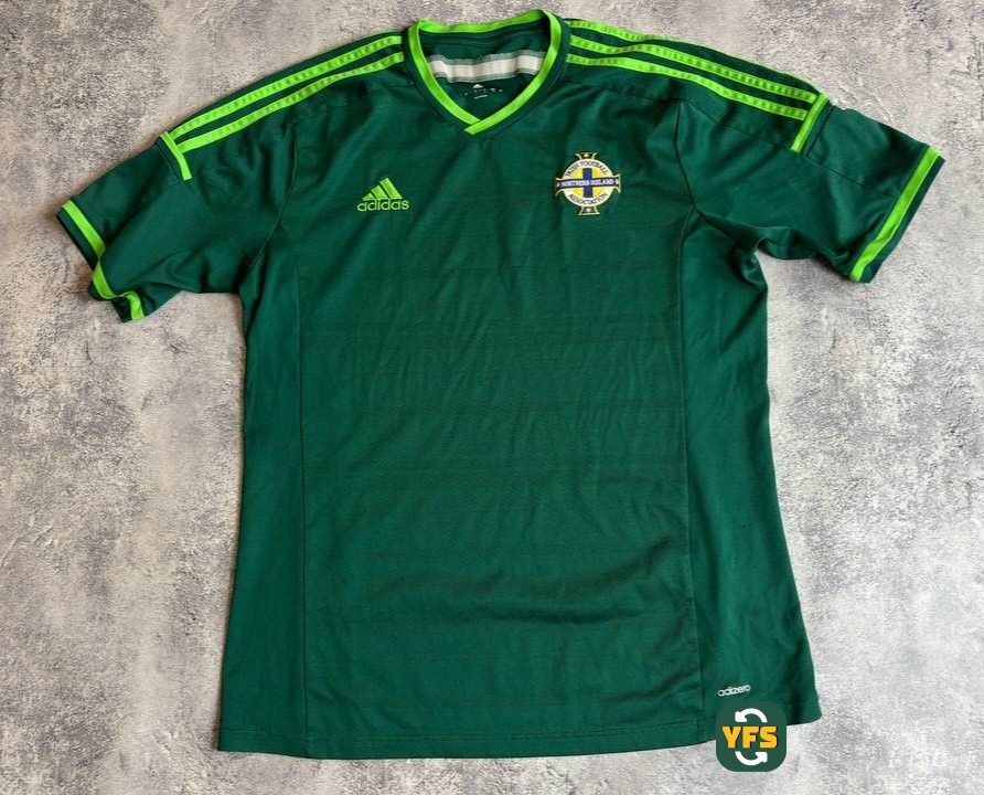 Northern Ireland 2014-2015 Home Store Version Adidas - YourFootballShirt - Photo 1