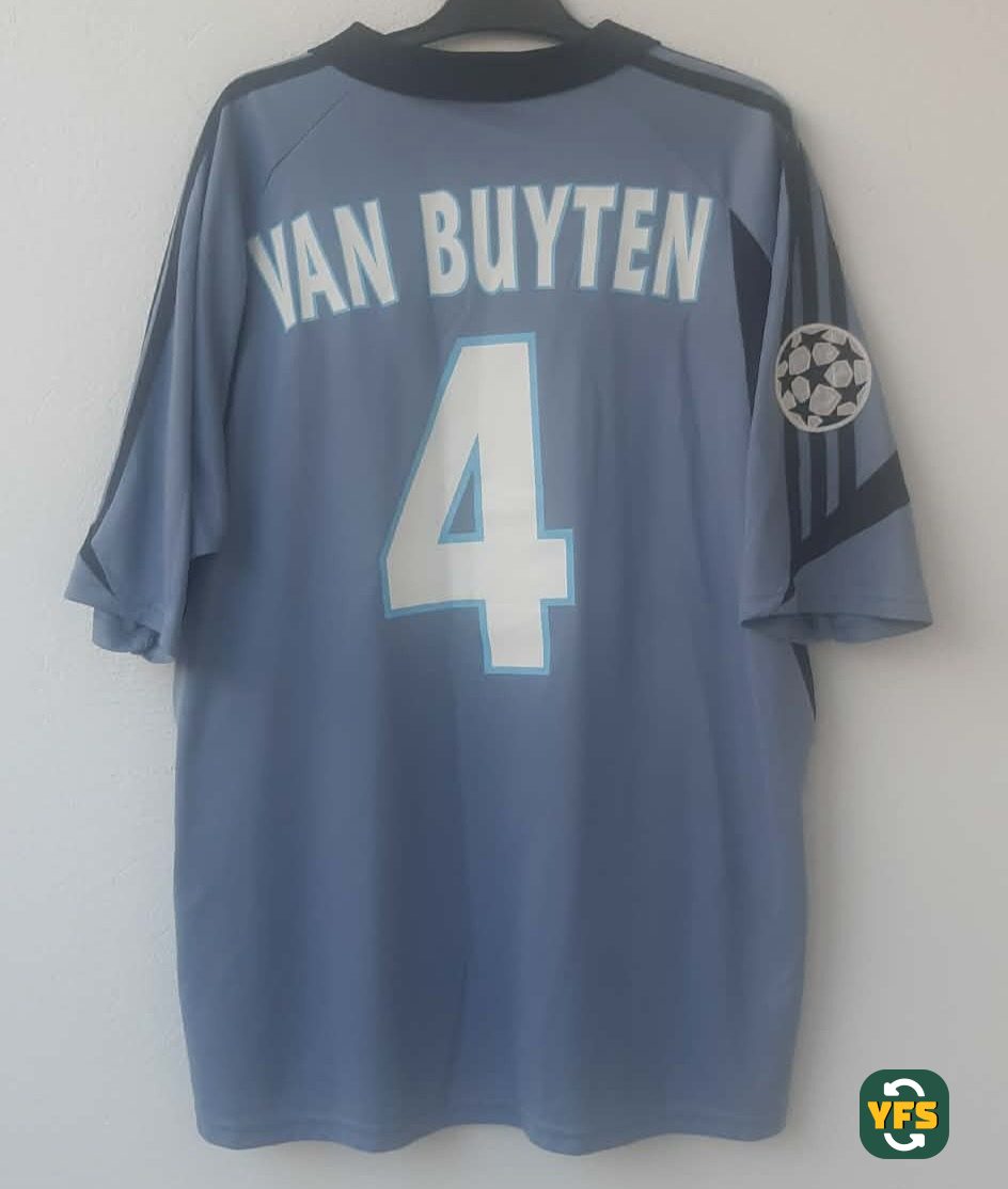 Olympique Marseille 2003-2004 Third Match Worn Adidas Van buyten - YourFootballShirt - Photo 1