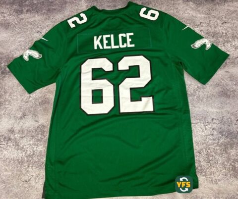 Philadelphia Eagles 2022-2023 Home Jason Kelce #62