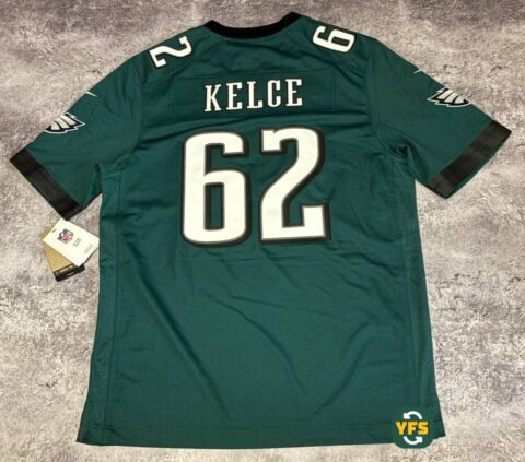 Philadelphia Eagles 2023-2024 Home Jason Kelce #62