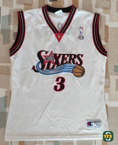Philadelphia Sixers 2002-2003 Home Iverson #3