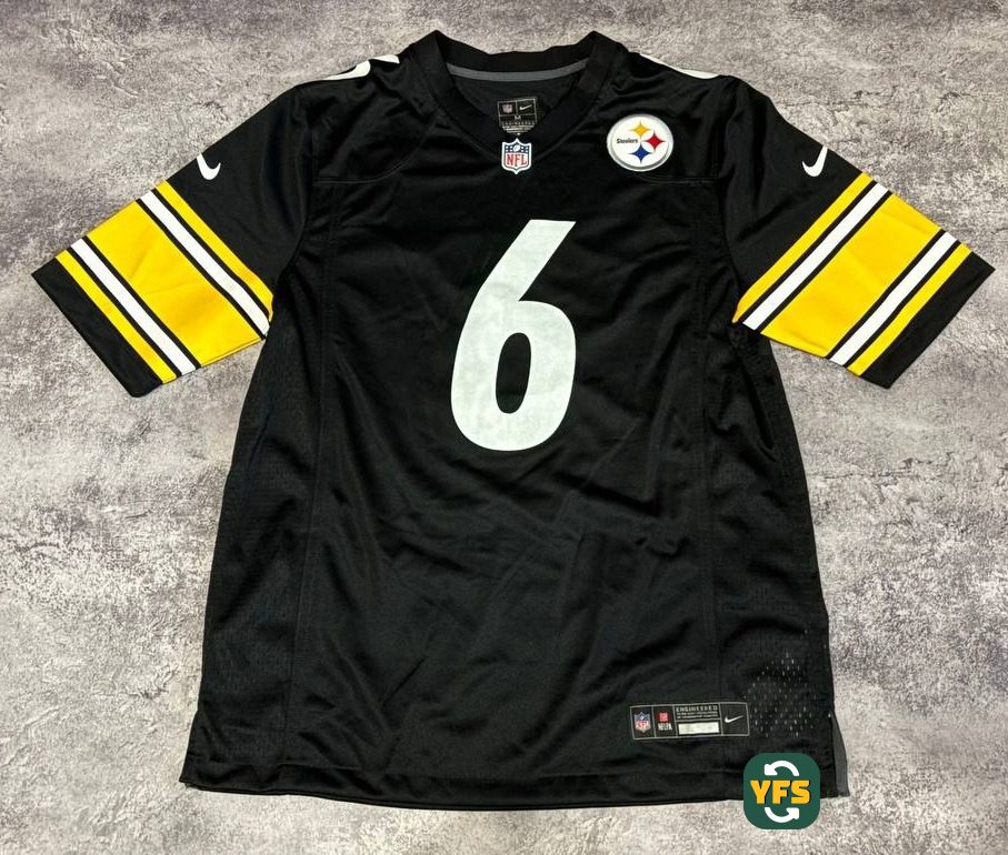 Pittsburgh Steelers 2022-2023 Home Pro Version Nike Patrick Queen - YourFootballShirt - Photo 1