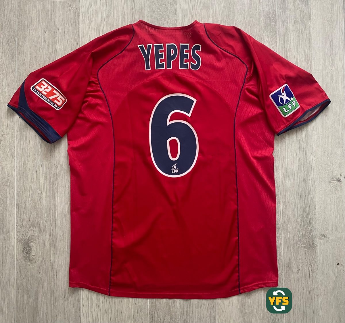 PSG 2004-2005 Away Store Version Nike Yepes - YourFootballShirt - Photo 1