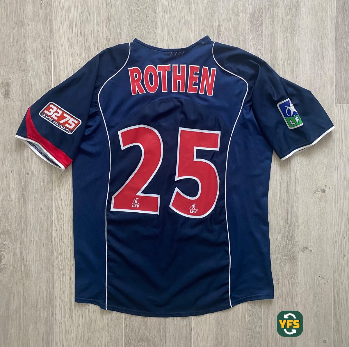 PSG 2004-2005 Home Store Version Nike ROTHEN - YourFootballShirt - Photo 1