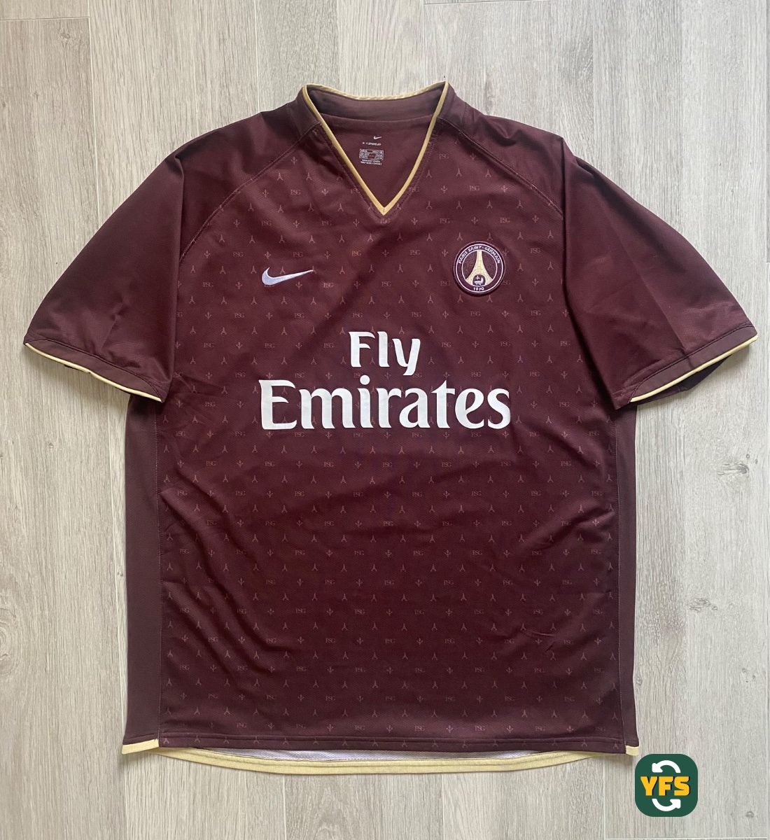 PSG 2006-2007 Away Store Version Nike - YourFootballShirt - Photo 1