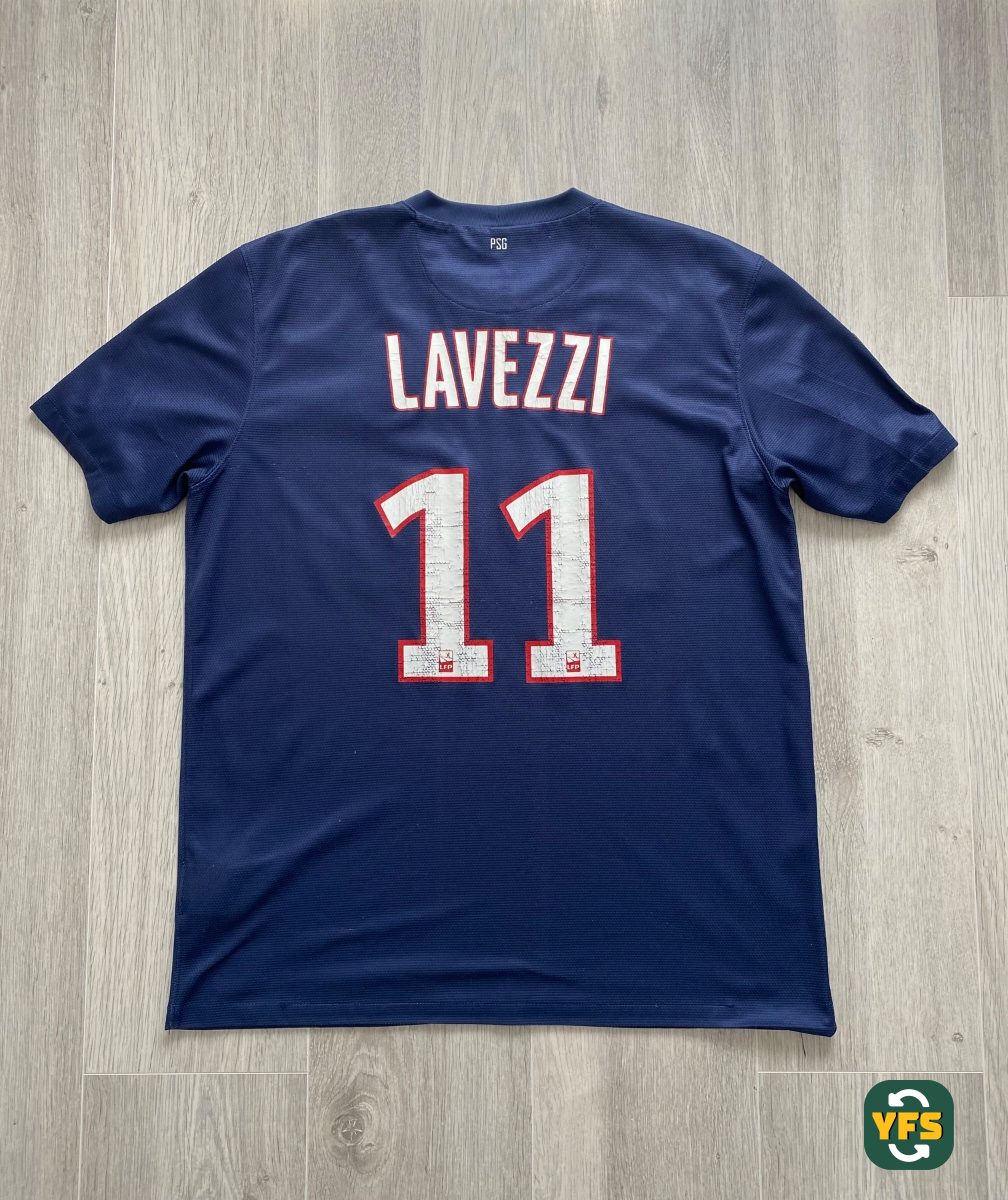 PSG 2012-2013 Home Store Version Nike Lavezzi - YourFootballShirt - Photo 1