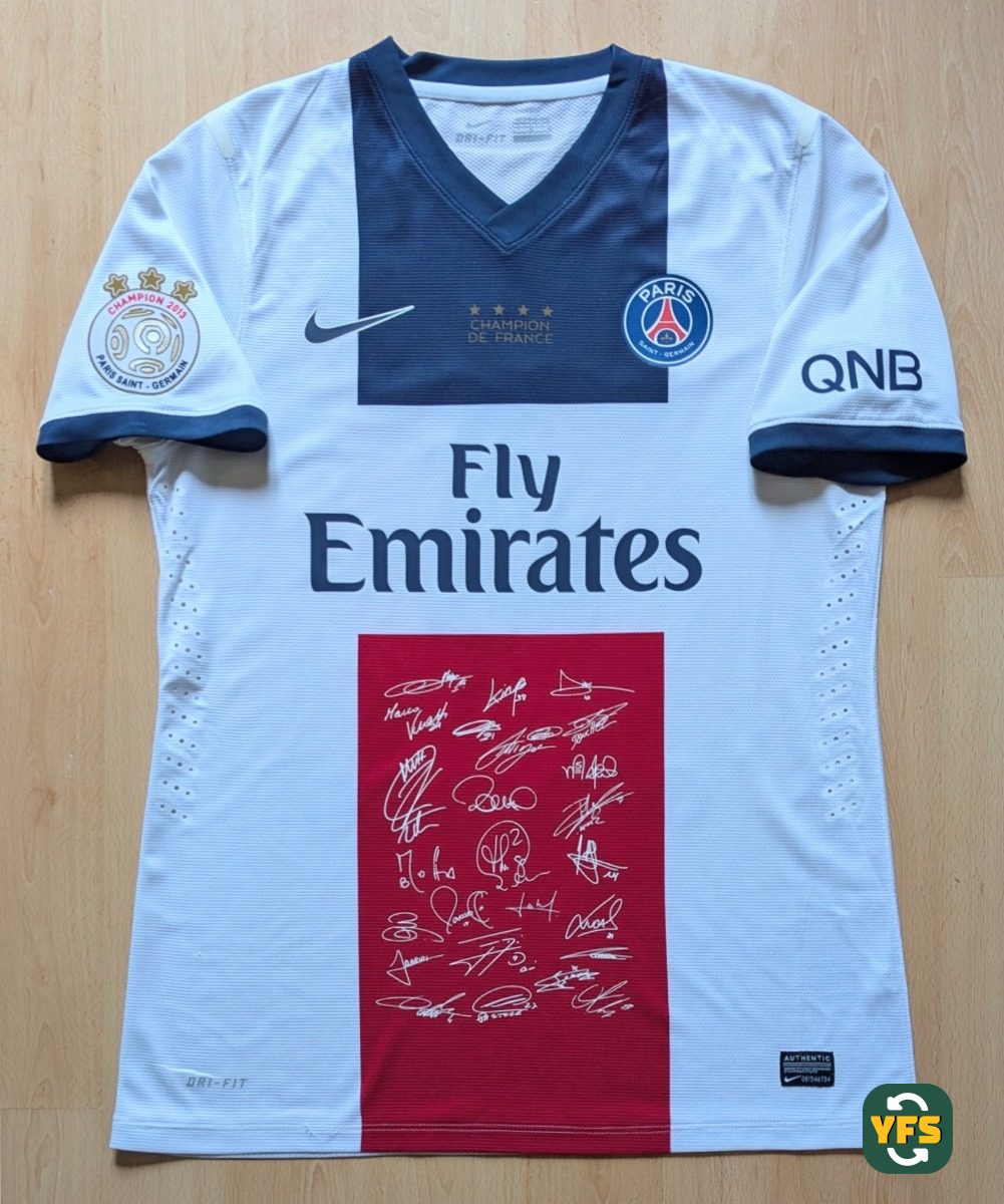 PSG 2013-2014 Away Pro Version Nike CHAMPION - YourFootballShirt - Photo 1