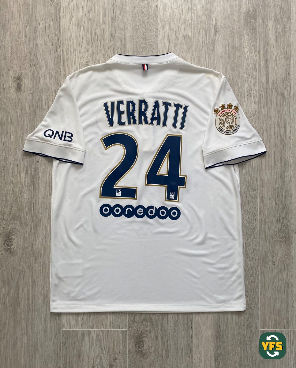 PSG 2014-2015 Away Store Version Nike VERRATTI - YourFootballShirt - Photo 1