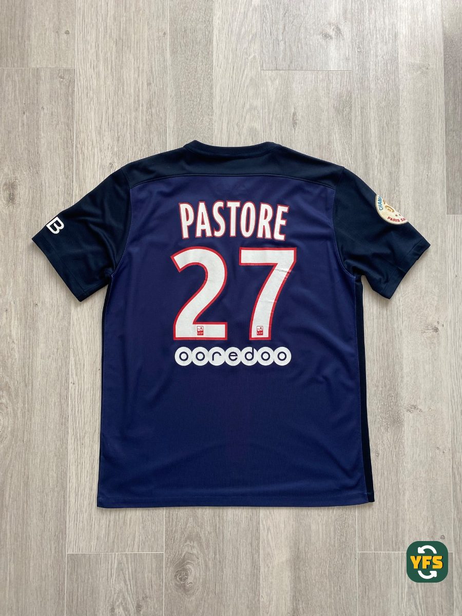 PSG 2015-2016 Home Store Version Nike Pastore - YourFootballShirt - Photo 1