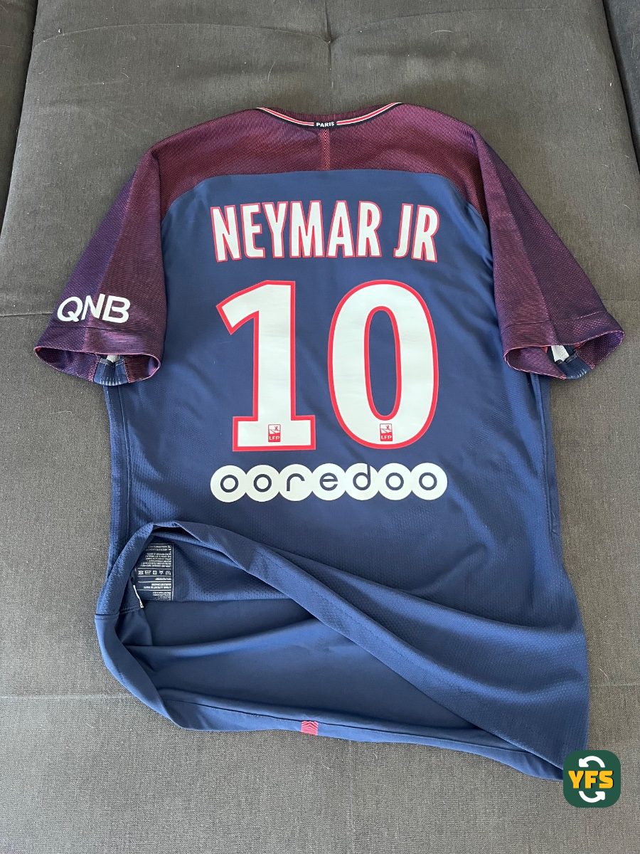 PSG 2017-2018 Home Issued Nike NEYMAR JR - YourFootballShirt - Photo 1