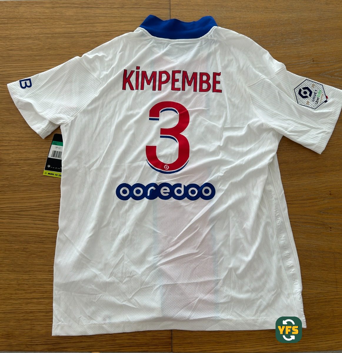 PSG 2020-2021 Away Pro Version Nike Kimpembe - YourFootballShirt - Photo 1