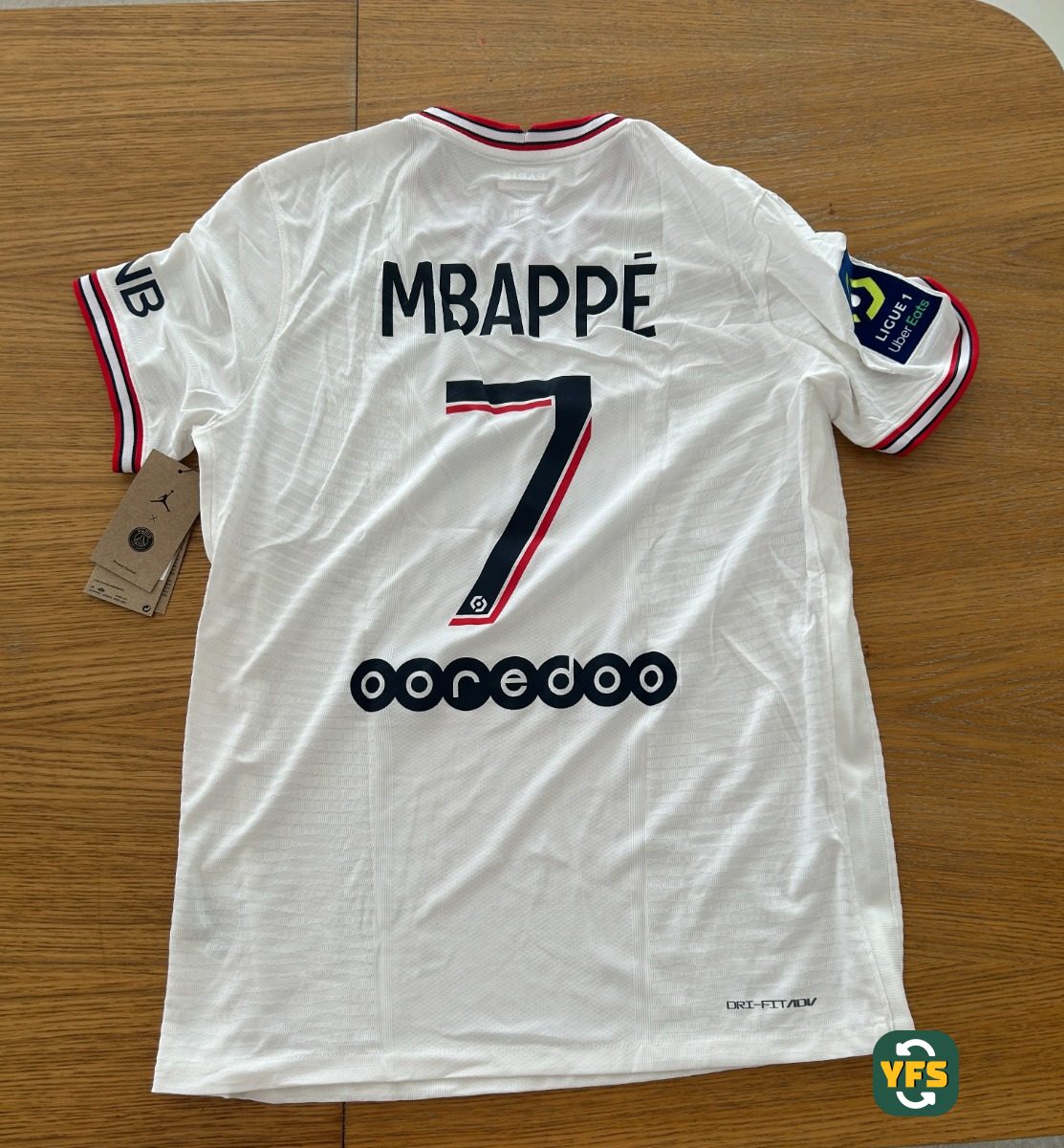 PSG 2021-2022 Fourth Pro Version Jordan Mbappé - YourFootballShirt - Photo 1
