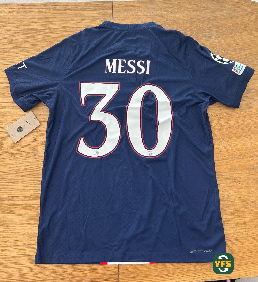 PSG 2022-2023 Home Pro Version Nike Messi - YourFootballShirt - Photo 1