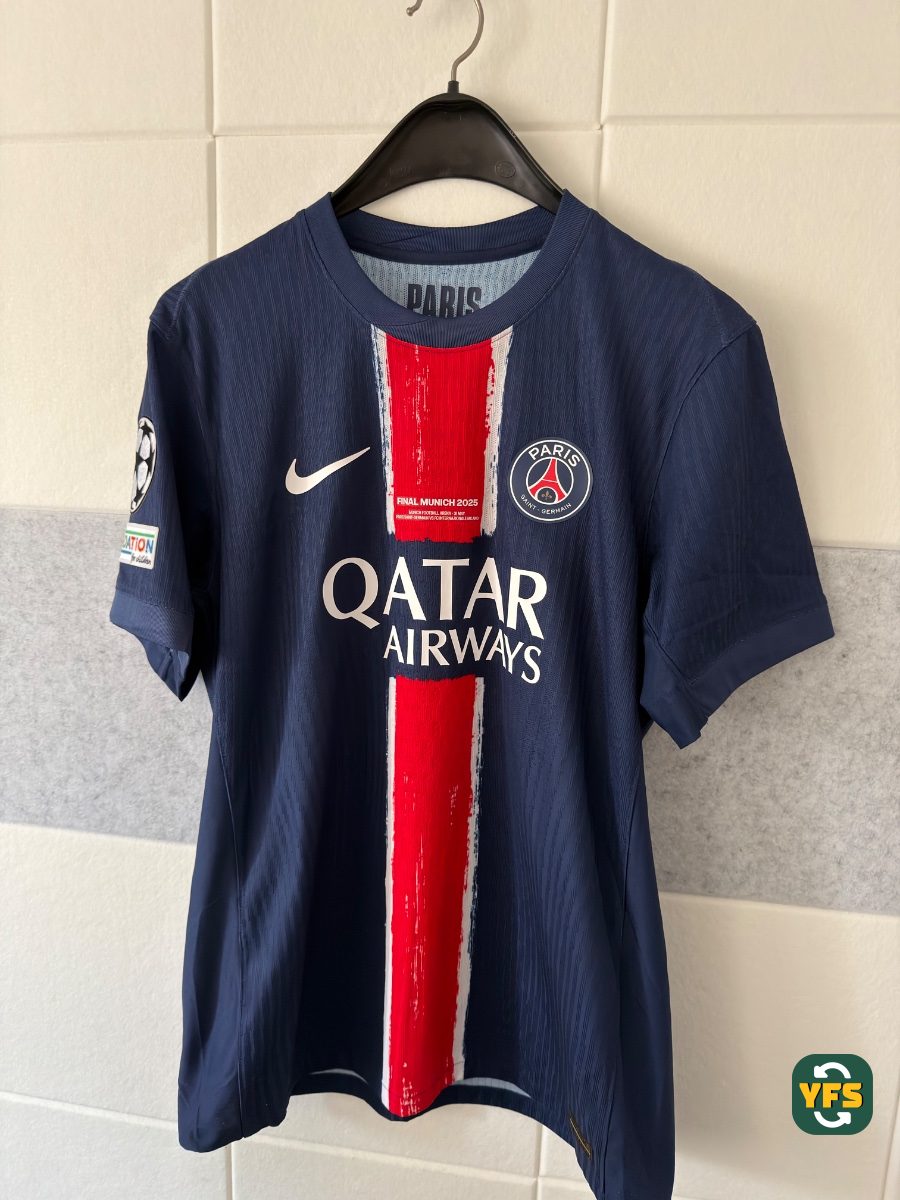 PSG 2024-2025 Home Pro Version Nike KVARATSKHELIA - YourFootballShirt - Photo 1