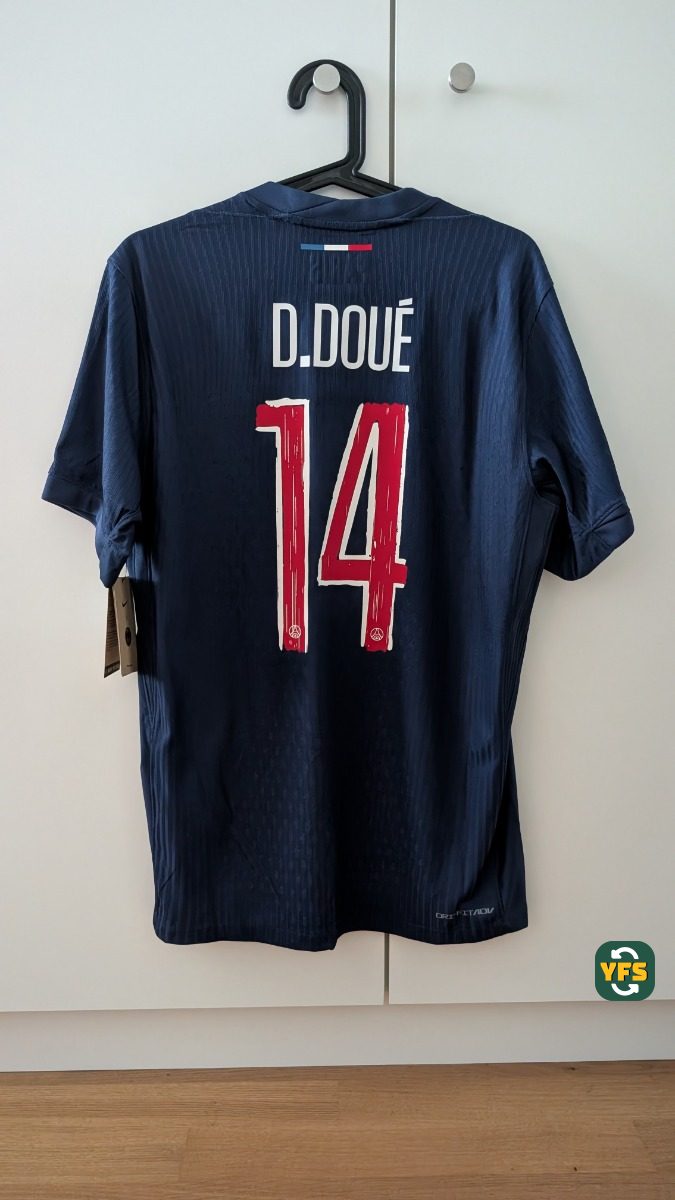 PSG 2024-2025 Home Pro Version Nike Doué - YourFootballShirt - Photo 1