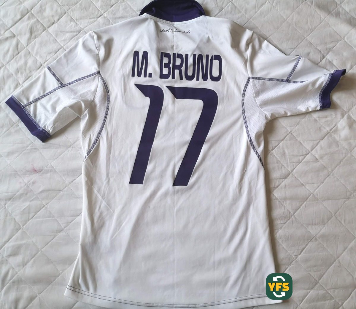 RSC Anderlecht 2013-2014 Away Store Version Adidas Massimo Bruno - YourFootballShirt - Photo 1