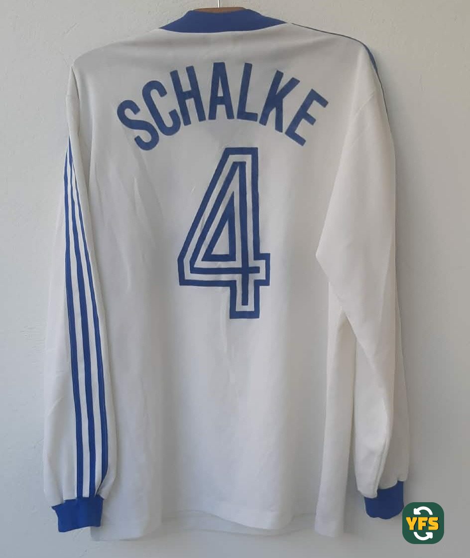 Schalke 04 1991-1992 Third Match Worn Adidas Yves Eigenrauch - YourFootballShirt - Photo 1