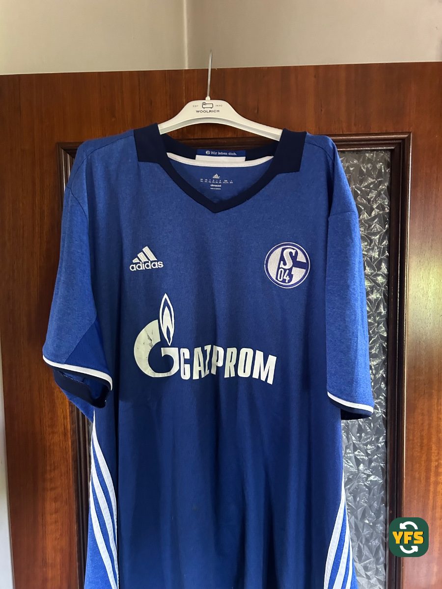 Schalke 04 2016-2017 Home Store Version Adidas Höwedes - YourFootballShirt - Photo 1