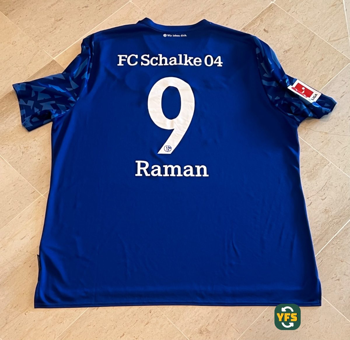 Schalke 04 2019-2020 Home Pro Version Adidas Raman - YourFootballShirt - Photo 1