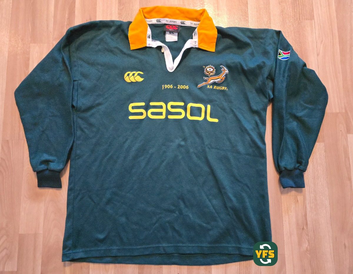 South Africa Rugby Springboks 2005-2006 Special edition Store Version Canterbury - YourFootballShirt - Photo 1