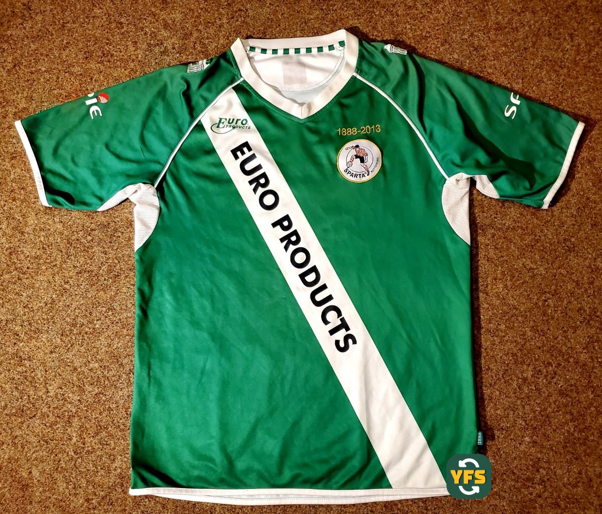 Sparta Rotterdam 2012-2013 Away Store Version Euro - YourFootballShirt - Photo 1