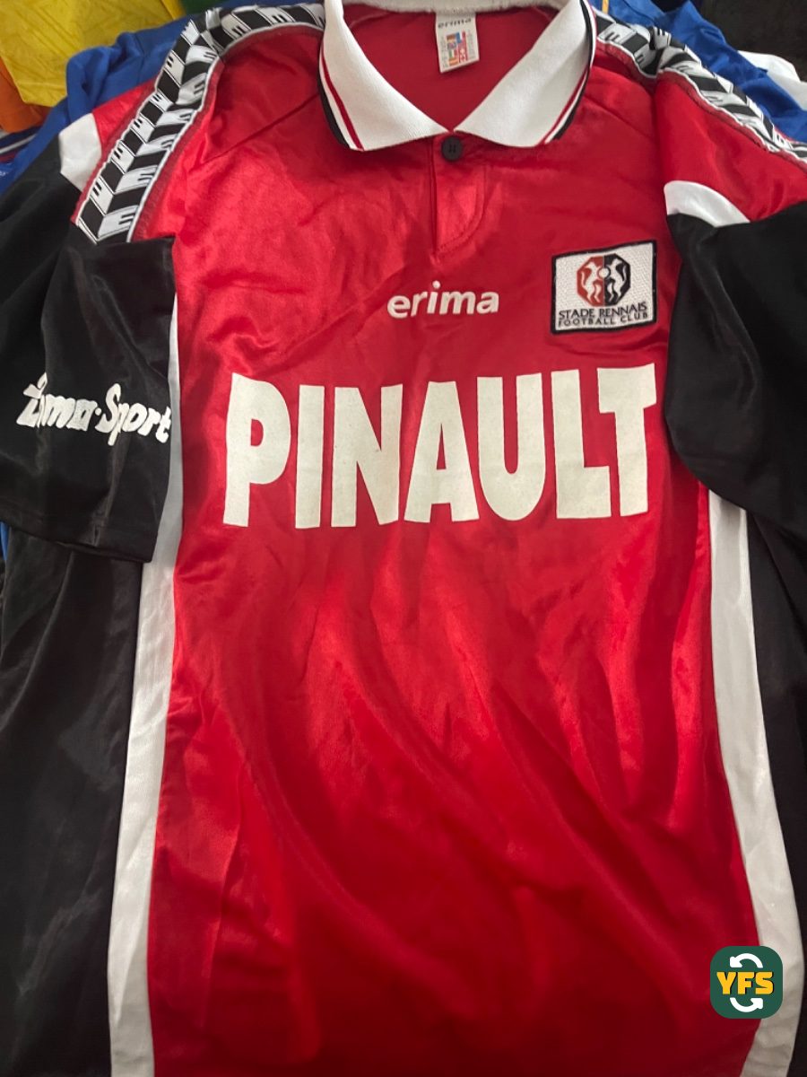 Stade Rennais 1997-1998 Home Pro Version Erima - YourFootballShirt - Photo 1