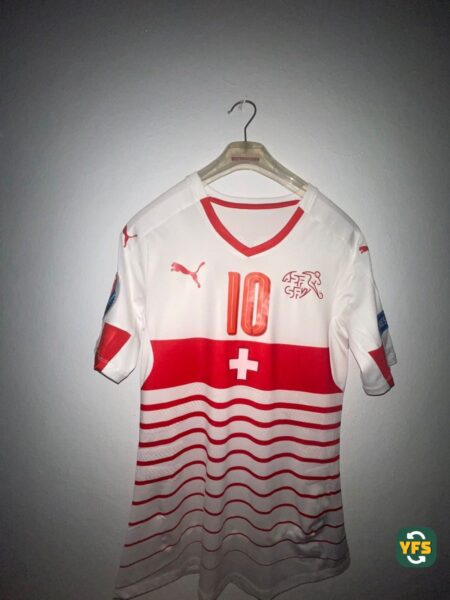 Switzerland 2015-2016 Away Xhaka #10
