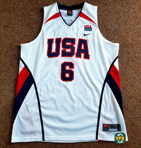 USA Dream Team FIBA World Cup 2006-2007 Home LeBron James #6