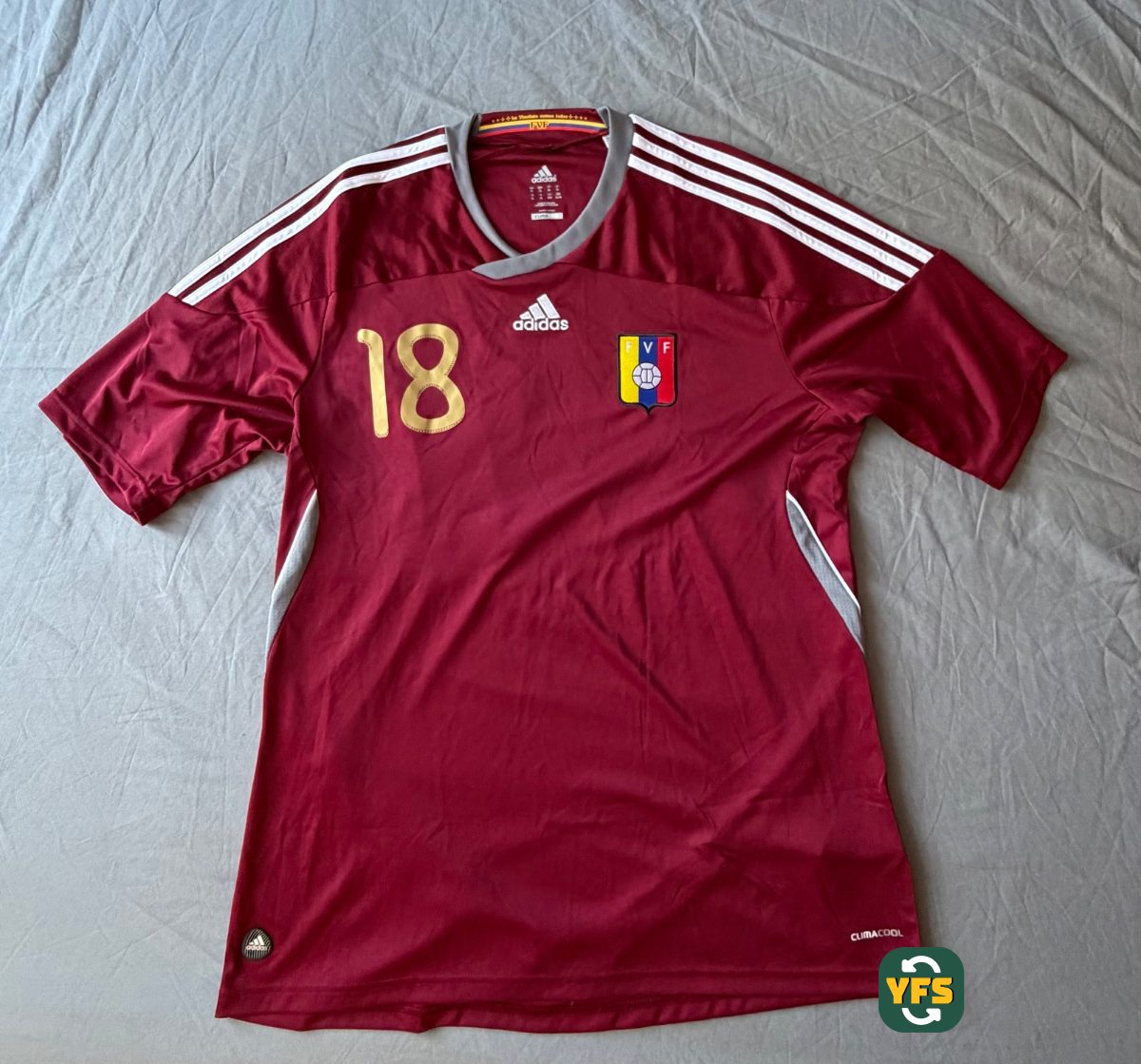 Venezuela 2010-2011 Home Store Version Adidas Arango - YourFootballShirt - Photo 1