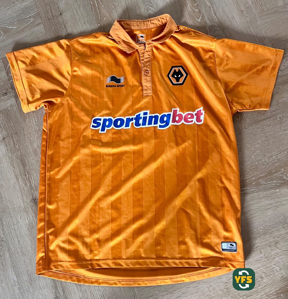 Wolverhampton 2012-2013 Home Store Version Burrda Sport - YourFootballShirt - Photo 1
