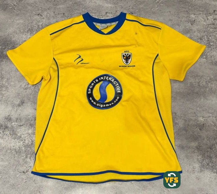 AFC Wimbledon 2004-2005 Away Store Version Tempest - YourFootballShirt - Photo 1
