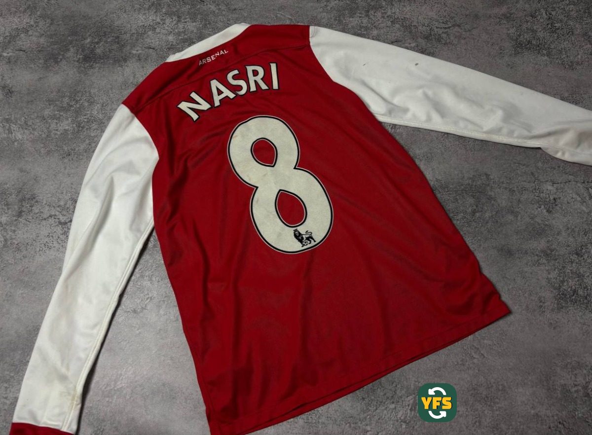 Arsenal 2010-2011 Home Store Version Nike Nasri - YourFootballShirt - Photo 1