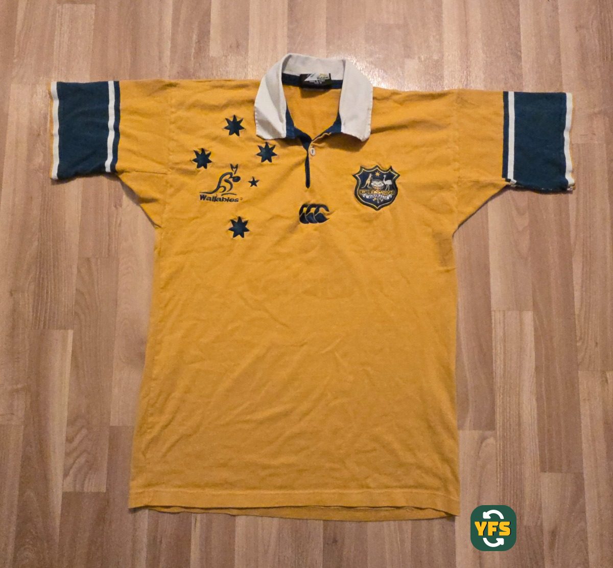 Australia Wallabies 2004-2005 Home Store Version Canterbury - YourFootballShirt - Photo 1
