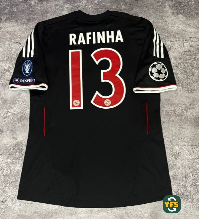Bayern Munich 2011-2012 Third Match Worn Adidas Rafinha - YourFootballShirt - Photo 1