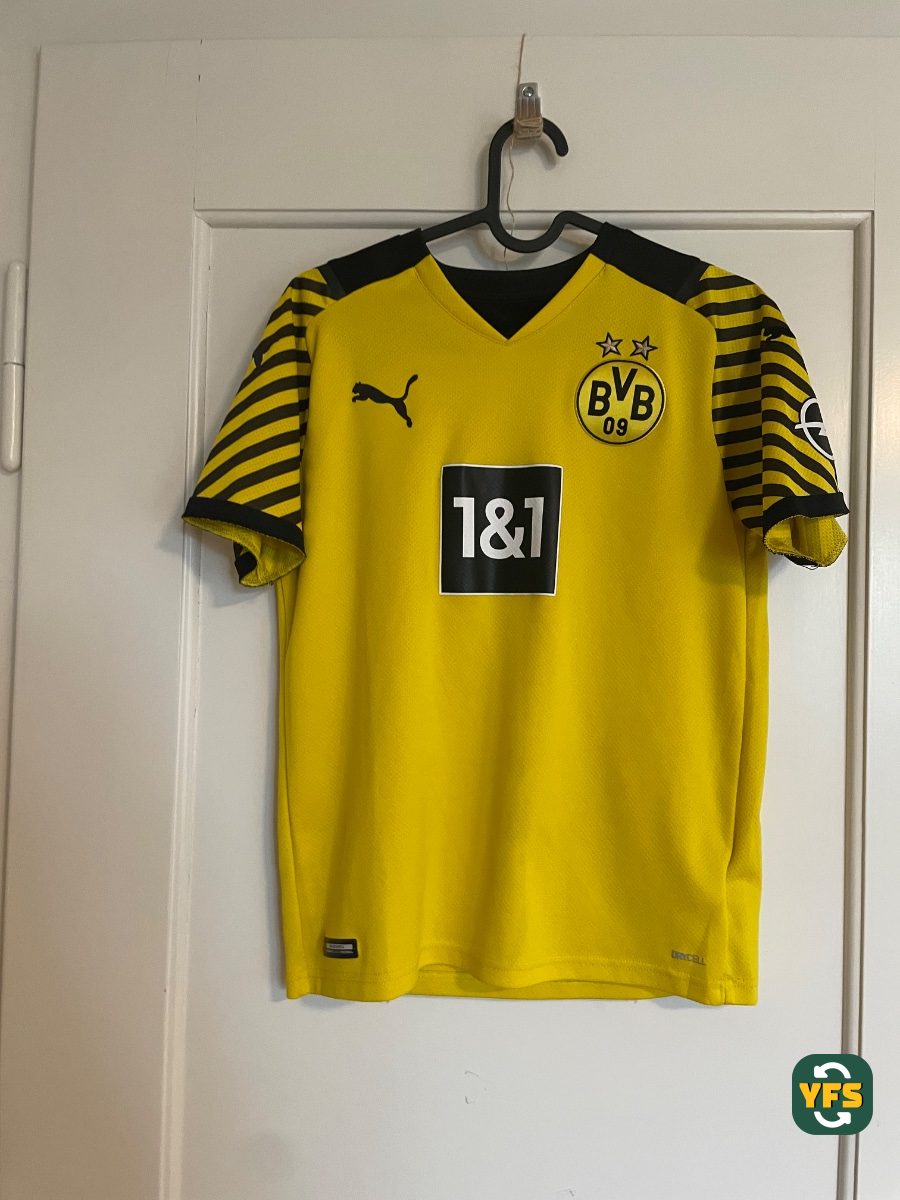 Borussia Dortmund 2021-2022 Home Store Version Puma Bellingham - YourFootballShirt - Photo 1