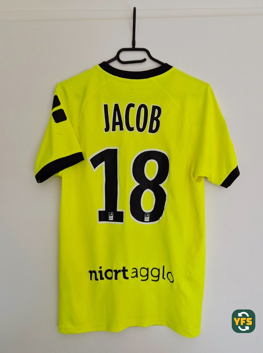 Chamois Niortais 2019-2020 Third Match Worn Erima Jacob - YourFootballShirt - Photo 1