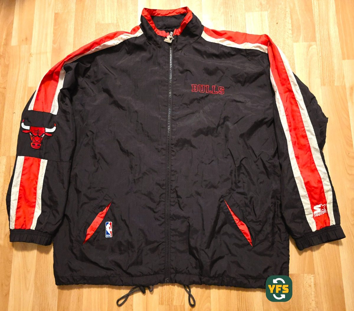 Chicago Bulls 1998-1999 Home Store Version Starter - YourFootballShirt - Photo 1