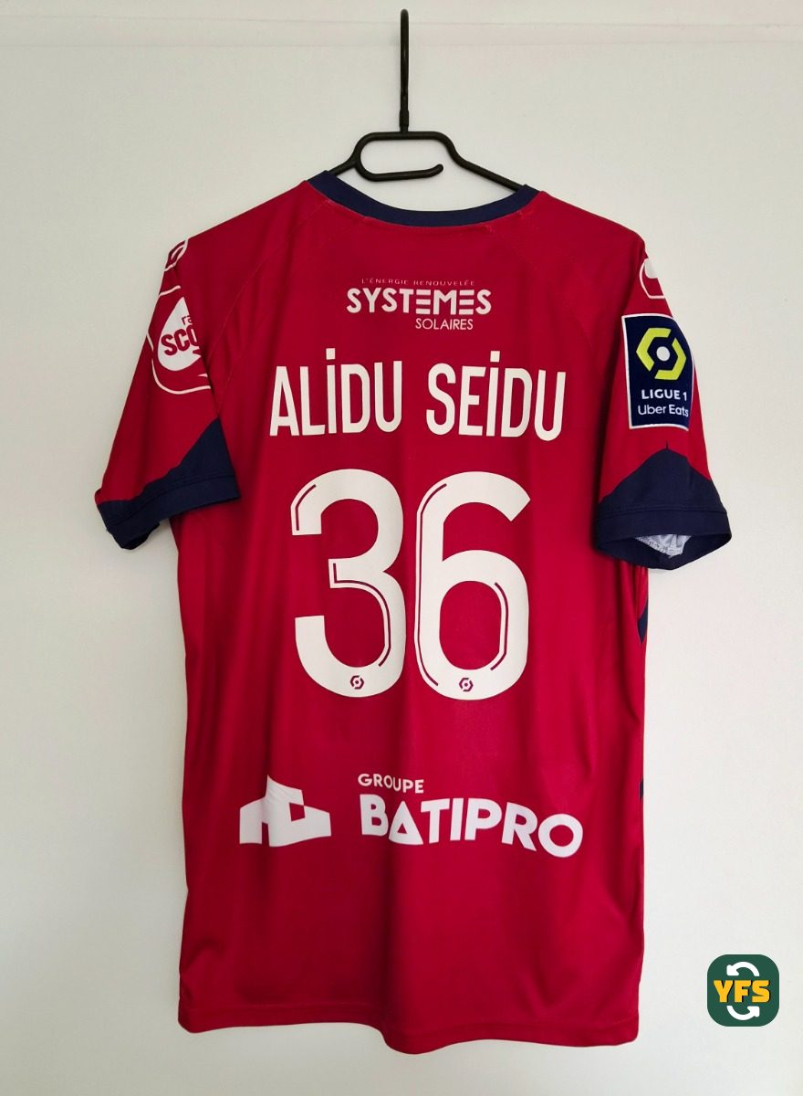 Clermont Foot 2022-2023 Home Store Version Uhlsport Alidu Seidu - YourFootballShirt - Photo 1