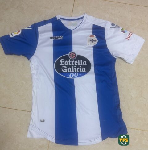 Deportivo La Coruna 2017-2018 Home Schär #24