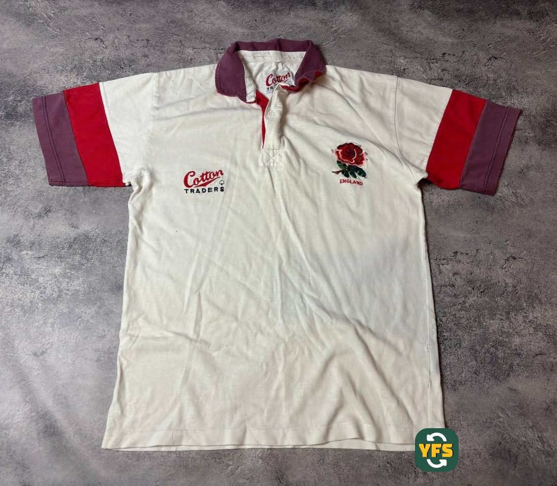 England 1995-1996 Home Store Version Cotton traders - YourFootballShirt - Photo 1
