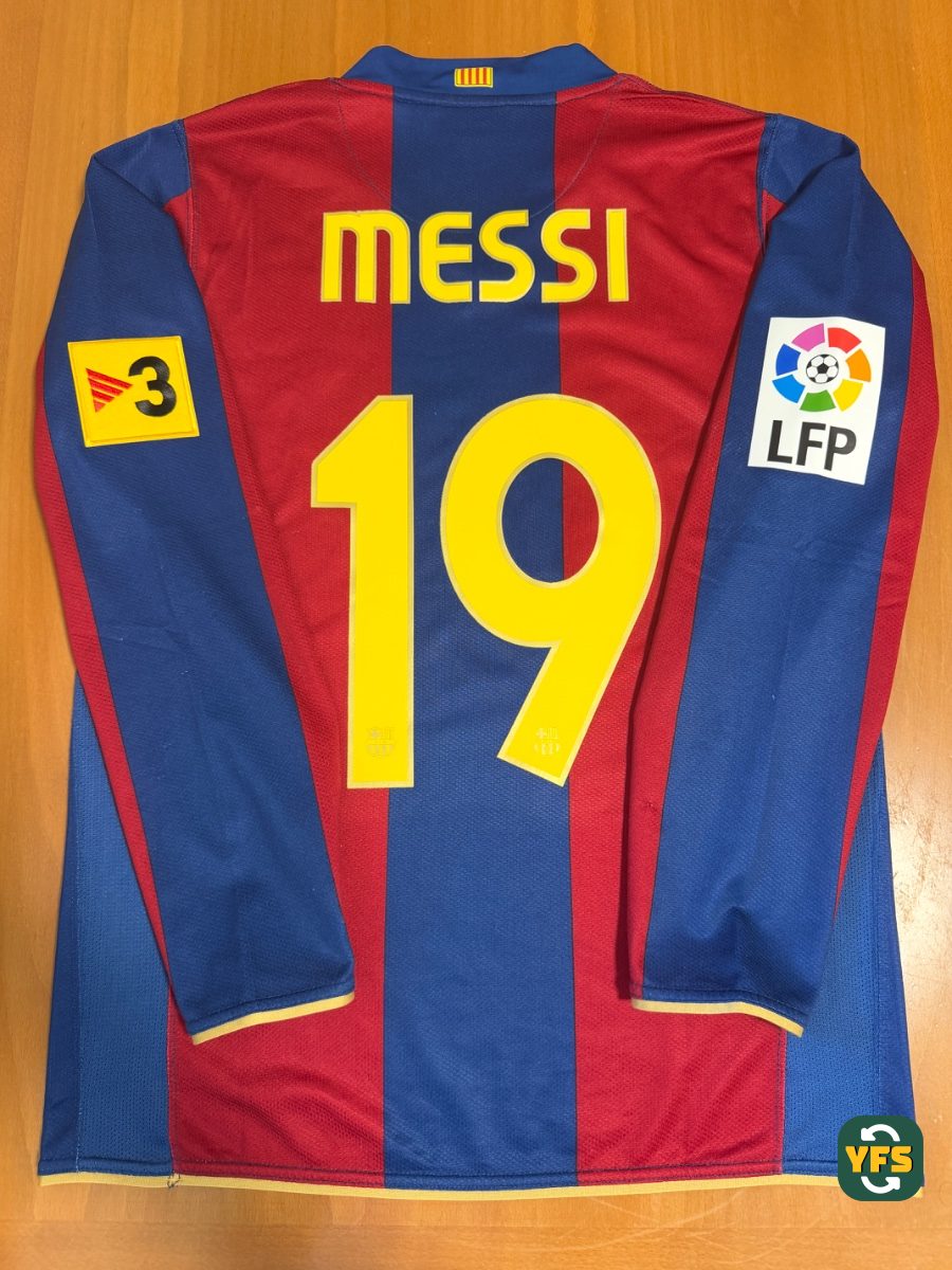 FC Barcelona 2007-2008 Home Issued Nike Messi - YourFootballShirt - Photo 1