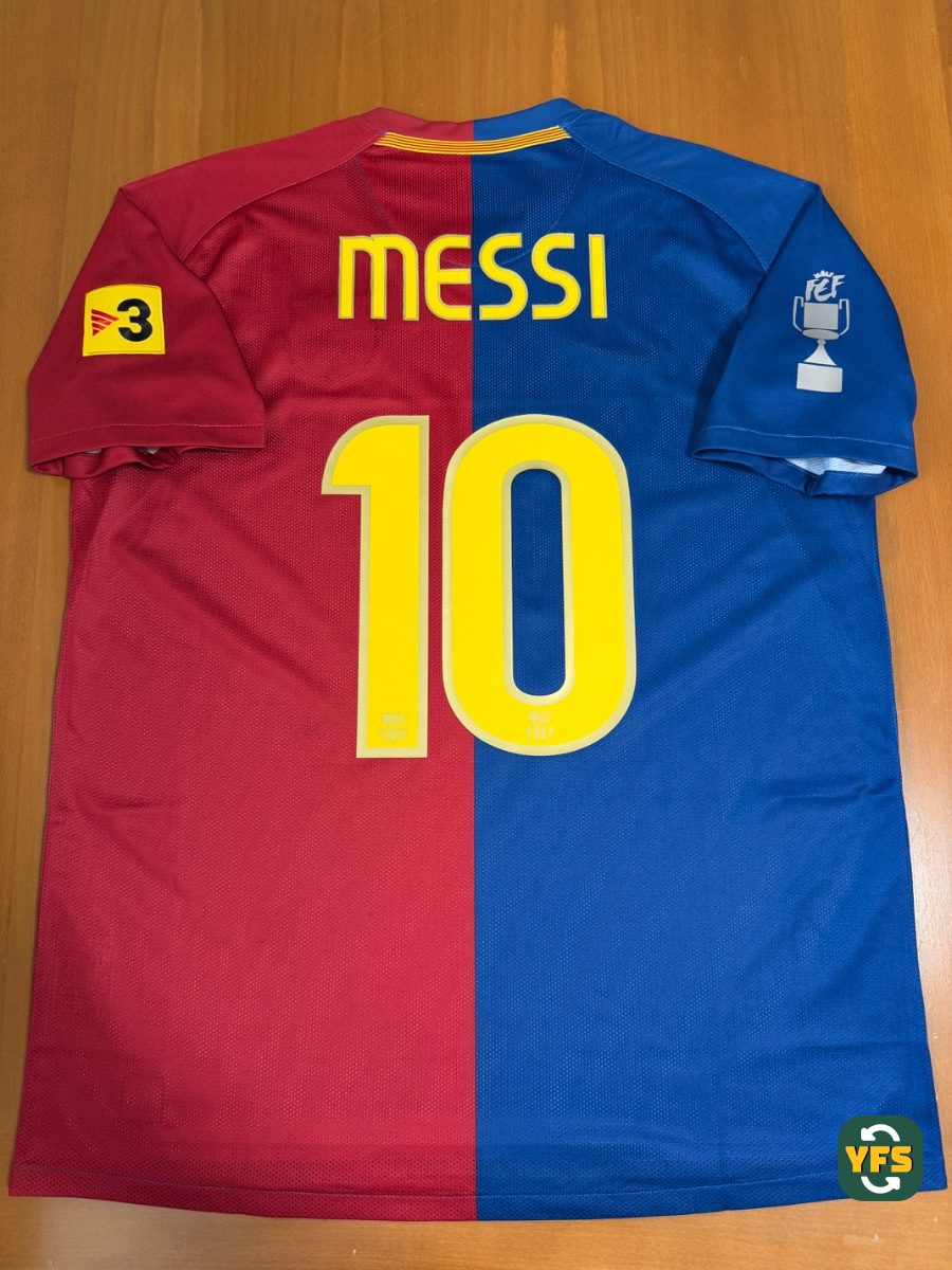 FC Barcelona 2008-2009 Home Issued Nike Messi - YourFootballShirt - Photo 1