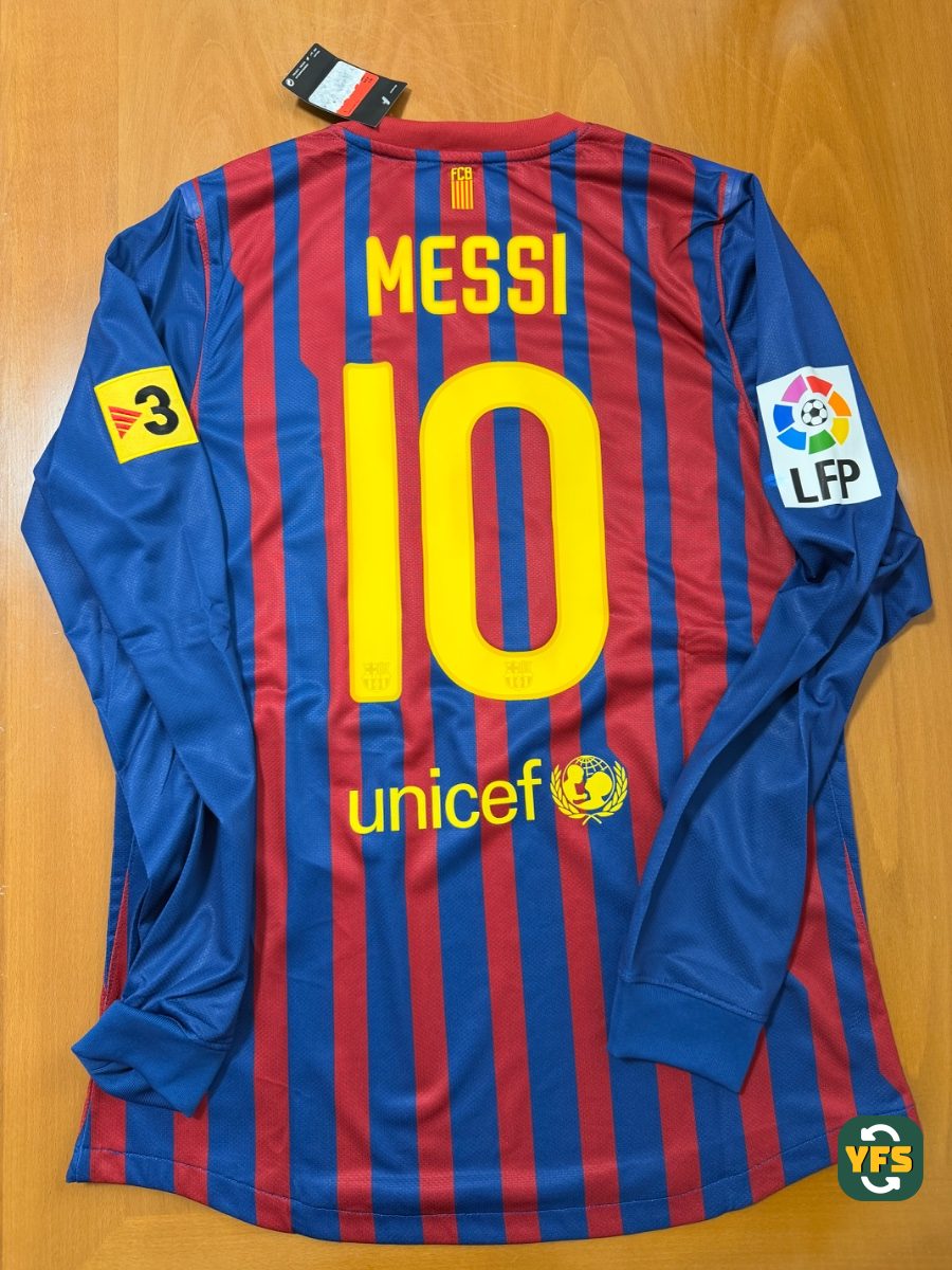 FC Barcelona 2011-2012 Home Issued Nike Messi - YourFootballShirt - Photo 1