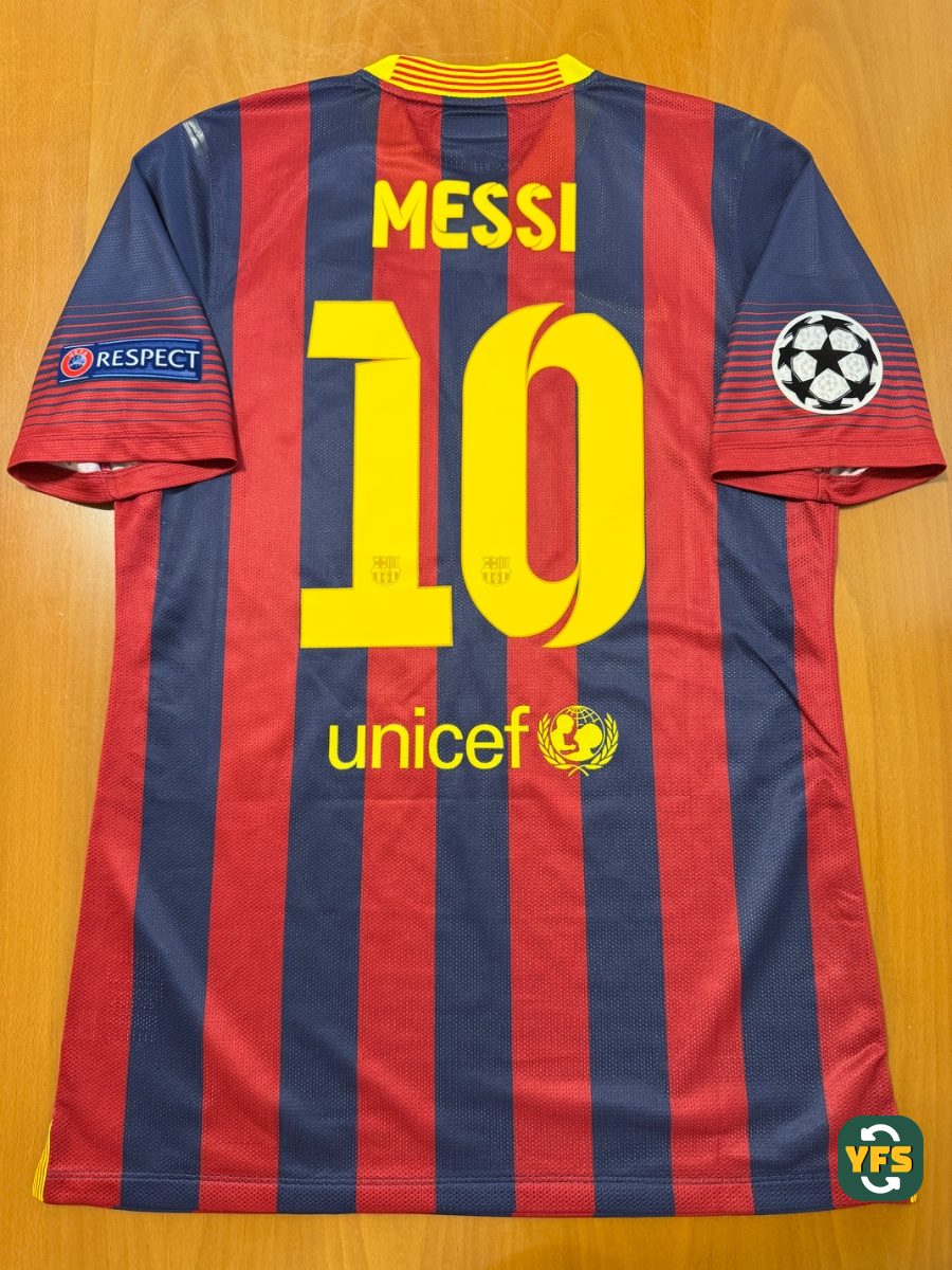 FC Barcelona 2013-2014 Home Issued Nike Messi - YourFootballShirt - Photo 1