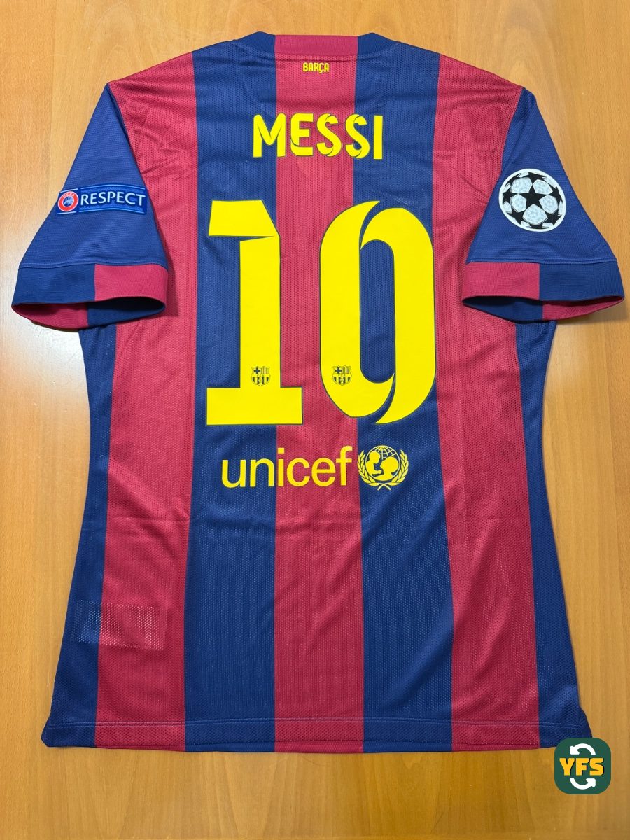 FC Barcelona 2014-2015 Home Pro Version Nike Messi - YourFootballShirt - Photo 1