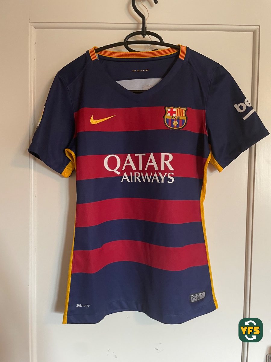 FC Barcelona 2015-2016 Home Store Version Nike Pique - YourFootballShirt - Photo 1