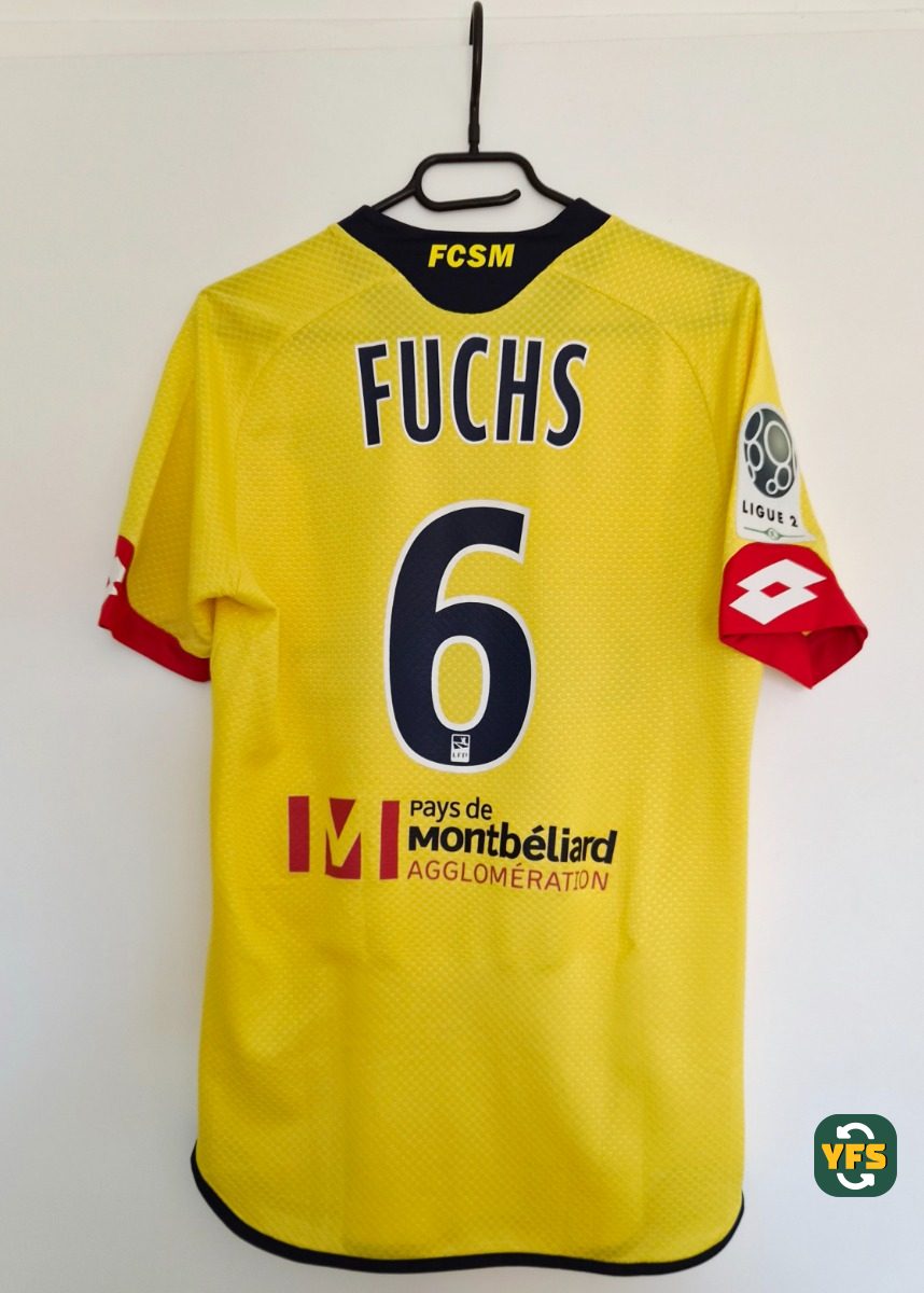 FC Sochaux 2015-2016 Home Match Worn Lotto Fuchs - YourFootballShirt - Photo 1