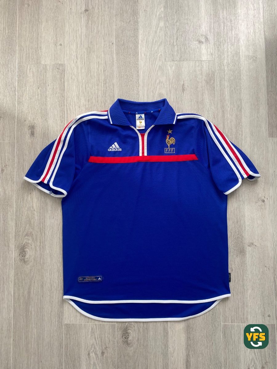France 2000-2001 Home Store Version Adidas - YourFootballShirt - Photo 1